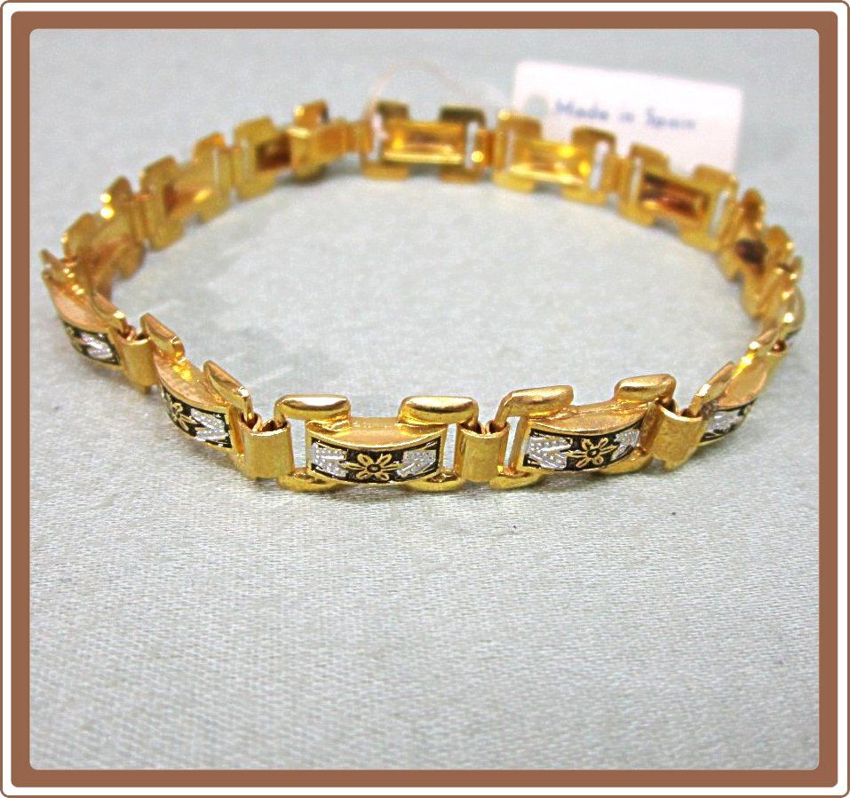 Spain Damascene Link Bracelet Spain Damascene Link Bracelet