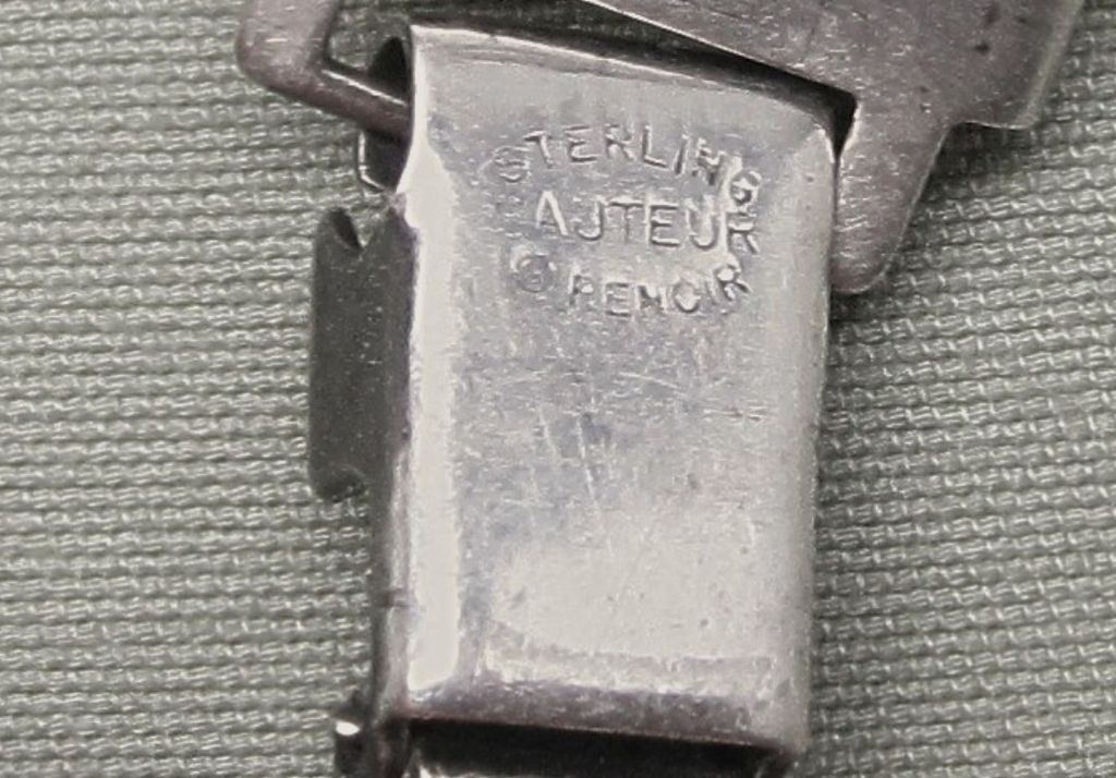 Renoir Sauteur Sterling Silver Modernist Link Bracelet Renoir Sauteur Sterling Silver Modernist Link Bracelet