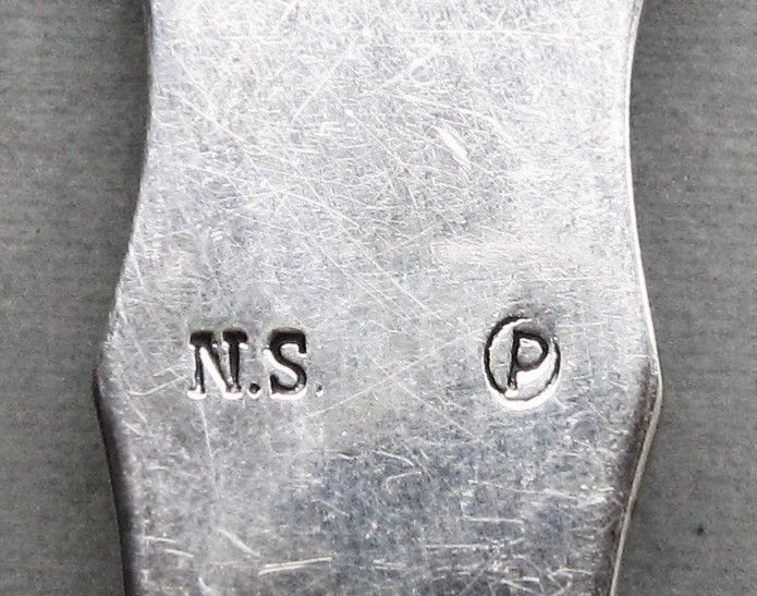Hammered Nickel Silver Letter Opener Christian Symbols Hammered Nickel Silver Letter Opener Christian Symbols