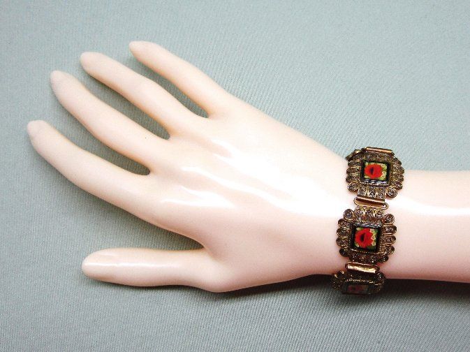 Italy Mosaic Bracelet Filigree Italy Mosaic Bracelet Filigree