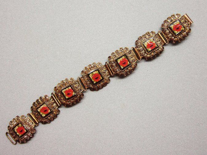 Italy Mosaic Bracelet Filigree Italy Mosaic Bracelet Filigree