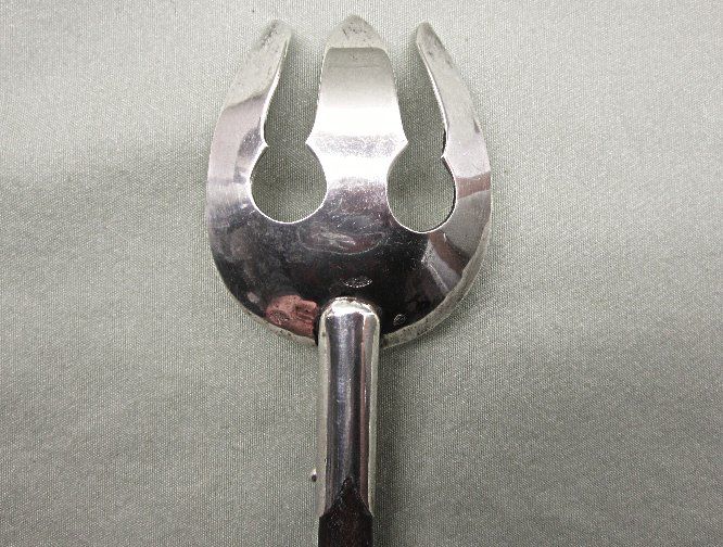 Mexican Sterling Silver Wood Handle Serving Fork Mexican Sterling Silver Wood Handle Serving Fork