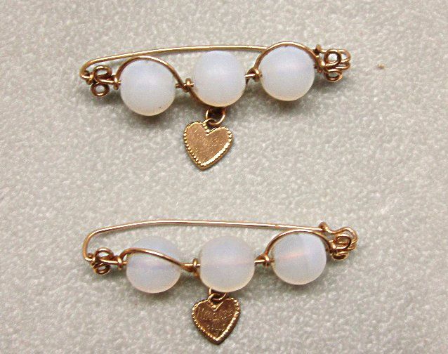 Very Old Niagara Falls Souvenir Pins Opalescent Beads Very Old Niagara Falls Souvenir Pins Opalescent Beads