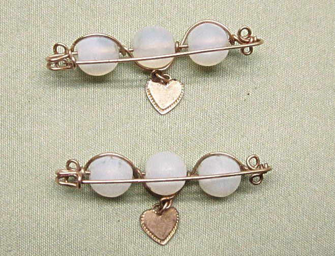 Very Old Niagara Falls Souvenir Pins Opalescent Beads Very Old Niagara Falls Souvenir Pins Opalescent Beads