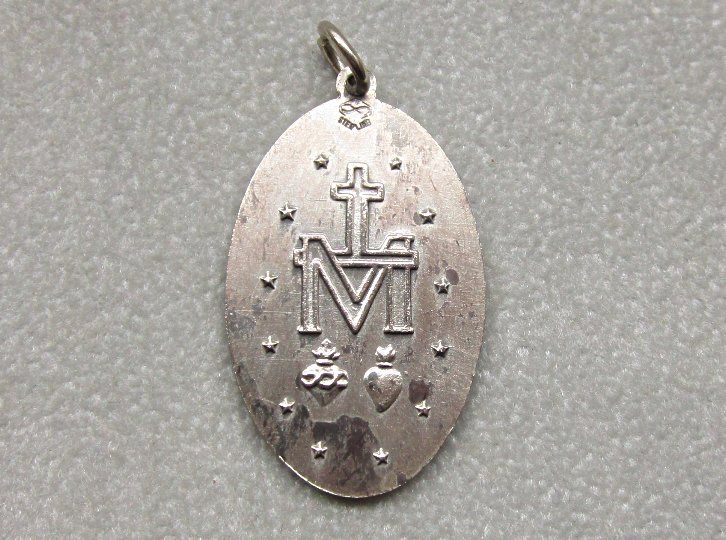 Catholic Sterling Silver Medal Immaculate Mary Catholic Sterling Silver Medal Immaculate Mary