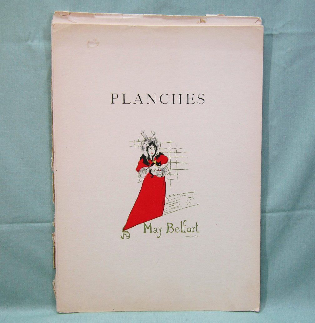 1940's Irene Brin Toulouse Lautrec Print Portfolio Planches May Belfort 1940's Irene Brin Toulouse Lautrec Print Portfolio Planches May Belfort