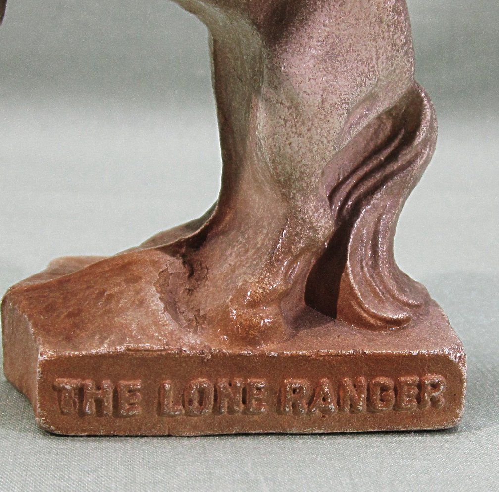 1958 Composition The Lone Ranger Toothbrush Holder 1958 Composition The Lone Ranger Toothbrush Holder