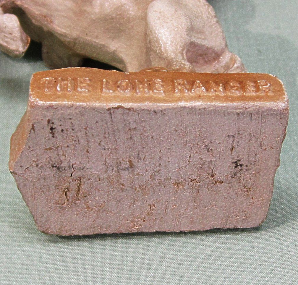 1958 Composition The Lone Ranger Toothbrush Holder 1958 Composition The Lone Ranger Toothbrush Holder