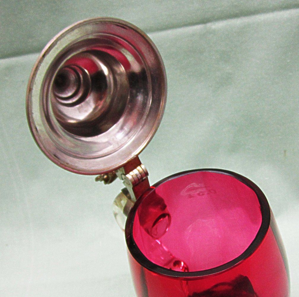 Vintage Cranberry Glass Stein Vintage Cranberry Glass Stein