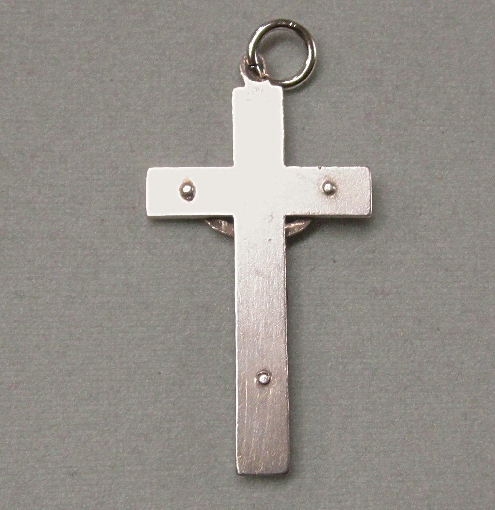 Old Sterling Silver Crucifix Old Sterling Silver Crucifix