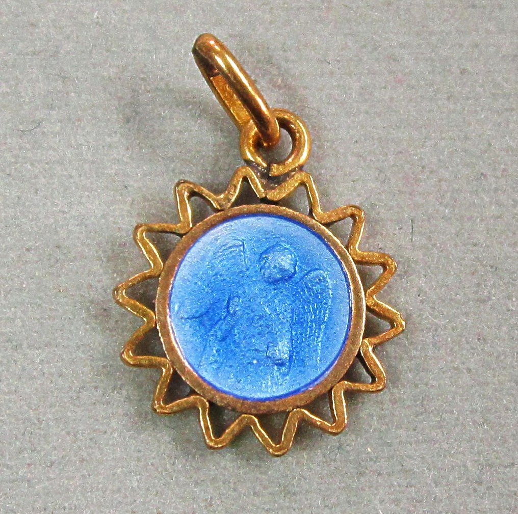 Catholic Tiny Medal Reims Cathedral France Catholic Tiny Medal Reims Cathedral France