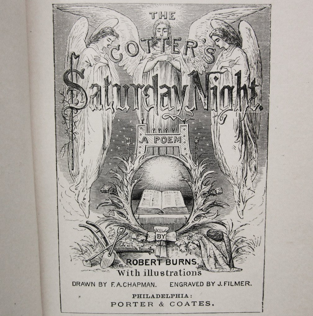 Book Poetry The Cotters Saturday Night Robert Burns Book Poetry The Cotters Saturday Night Robert Burns