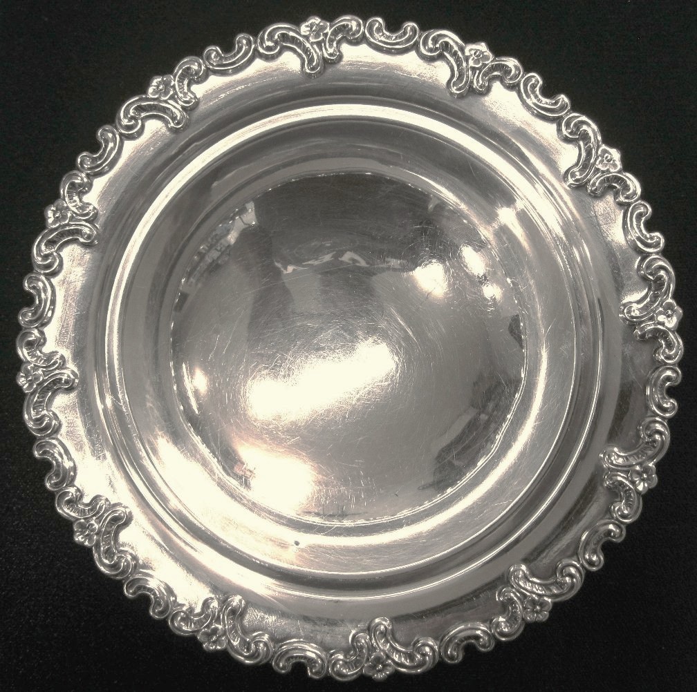 Gayer & Krauss Silverplated Alpaca Art Nouveau Footed Bowls Gayer & Krauss Silverplated Alpaca Art Nouveau Footed Bowls