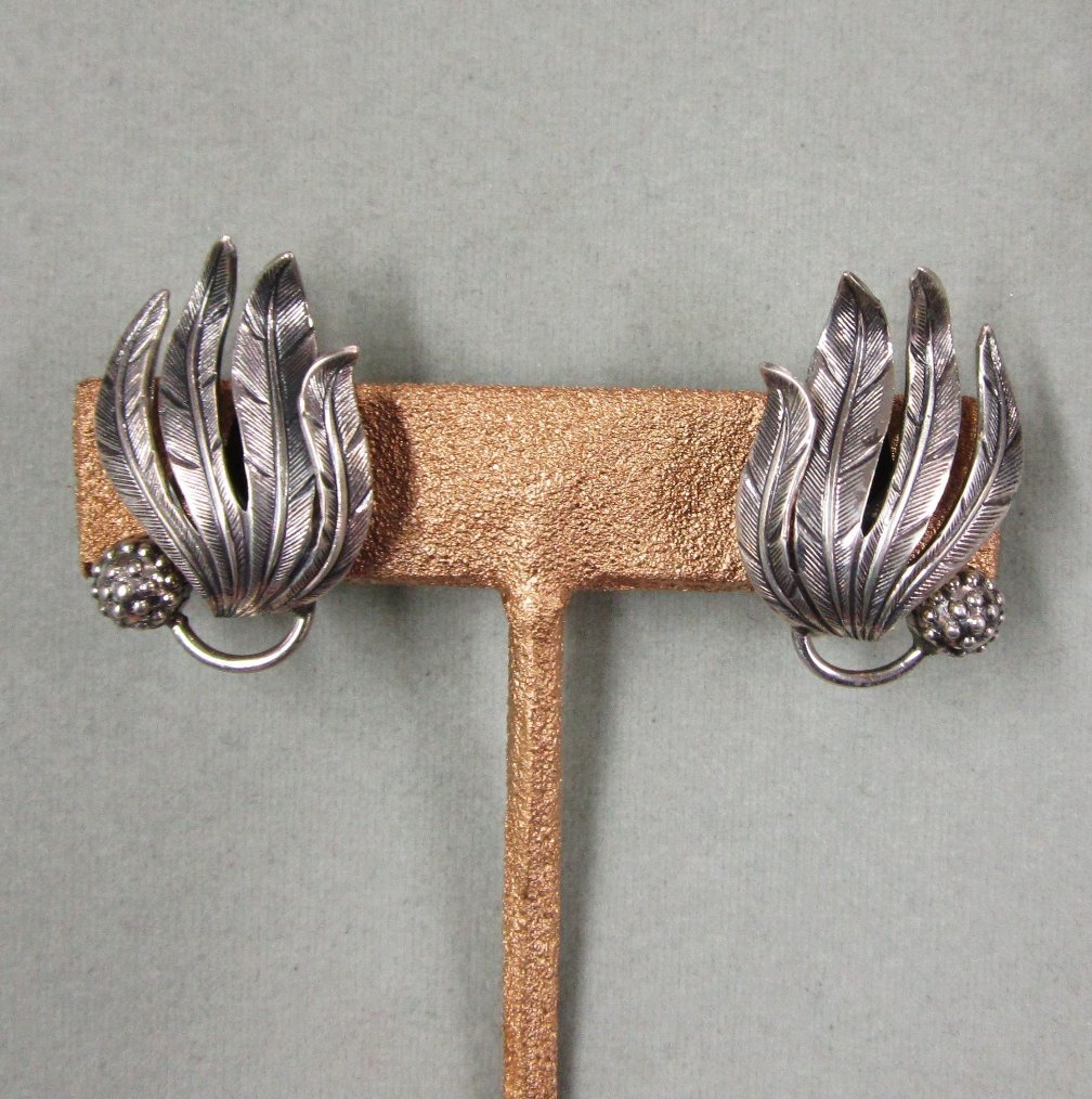 Danecraft Sterling Silver Feather Leaf Earrings Danecraft Sterling Silver Feather Leaf Earrings
