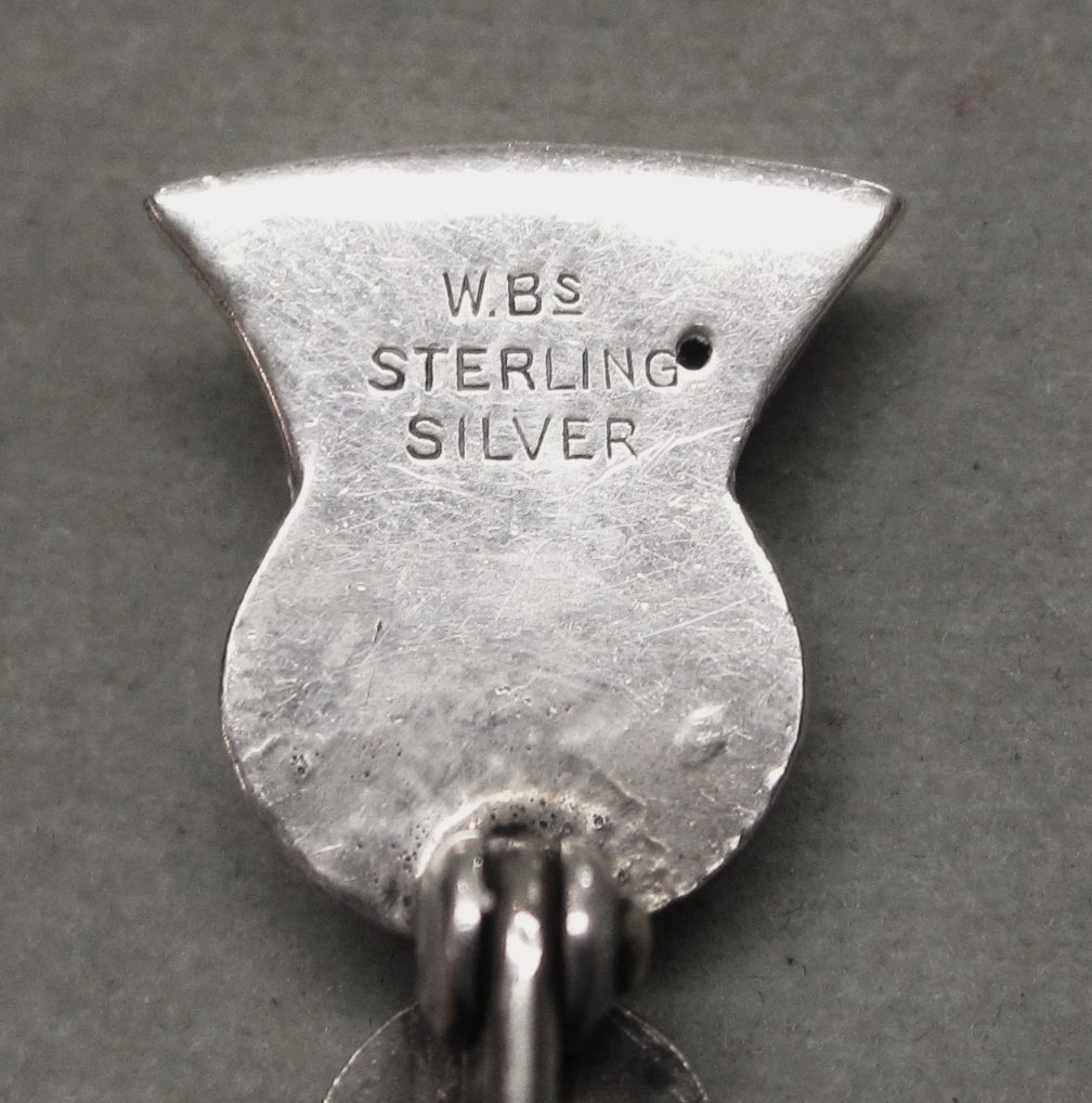 Sterling Silver Scottish Thistle Pin Ward Bros Sterling Silver Scottish Thistle Pin Ward Bros