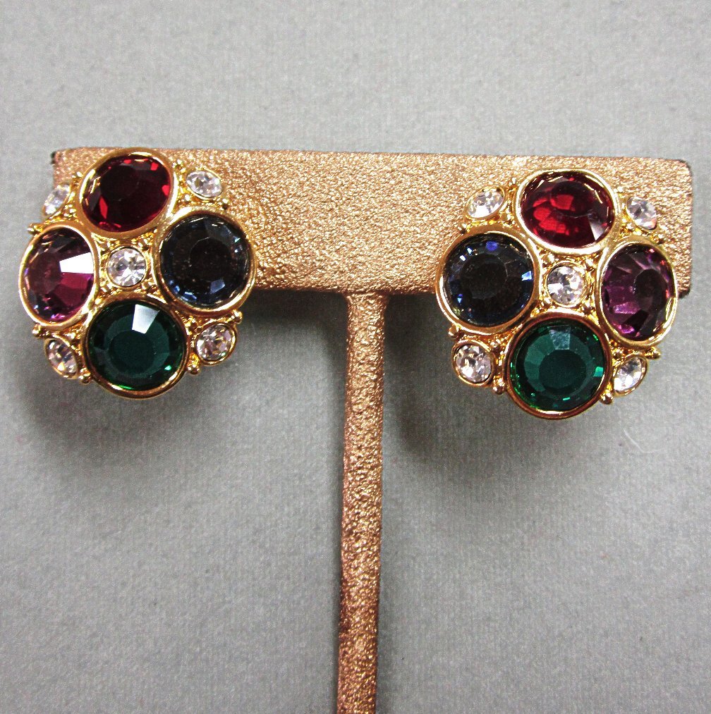 Swarovski Crystal Clip Earrings Swarovski Crystal Clip Earrings
