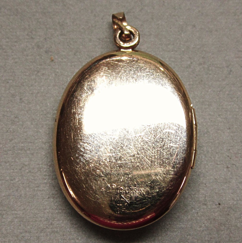 Vintage Gold Filled Locket 10K Gold Rose Vintage Gold Filled Locket 10K Gold Rose