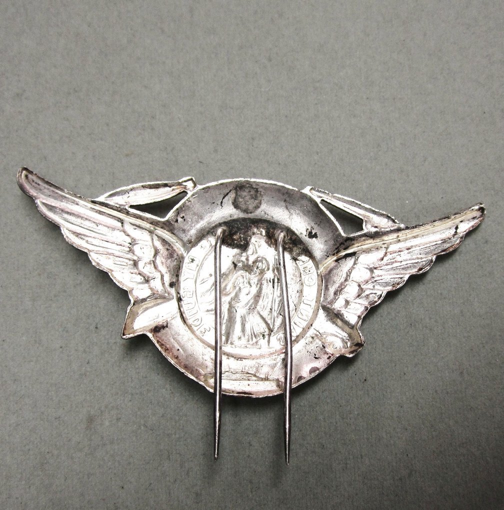 Vintage St Christopher Medal Clip For Car Vintage St Christopher Medal Clip For Car