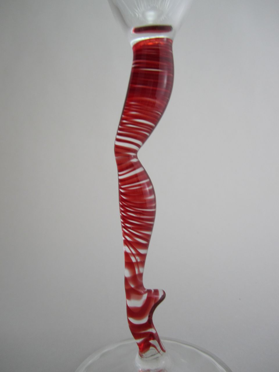 Marilyn Monroe's Leg Champagne Flute Red Marilyn Monroe's Leg Champagne Flute Red