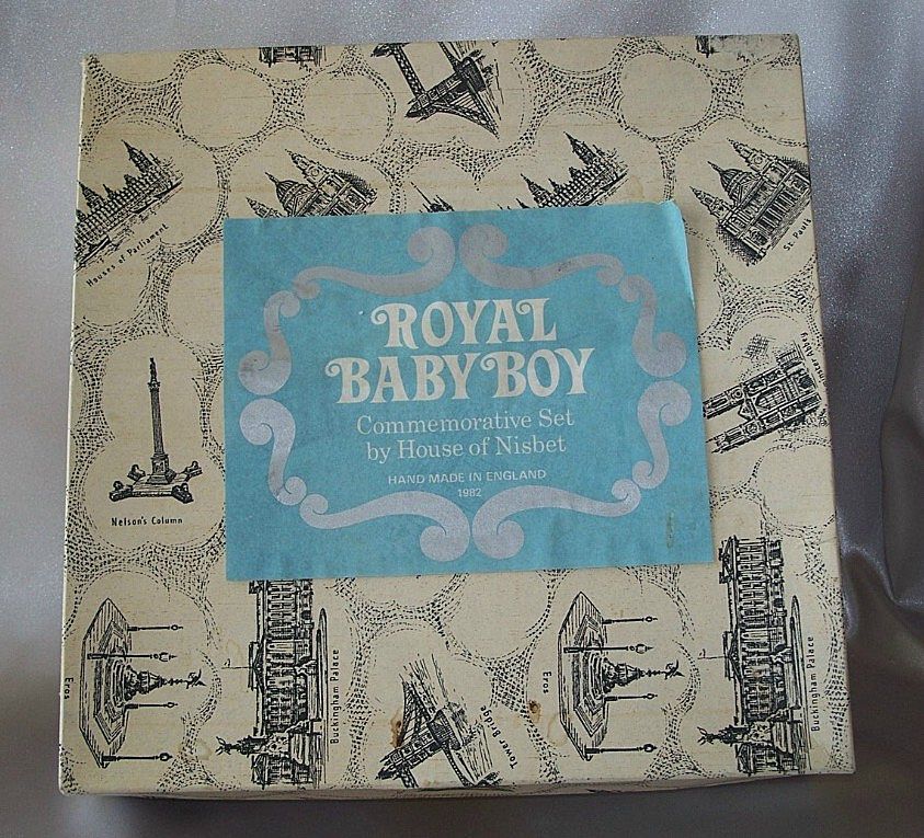 Peggy Nisbet Commemorative Set Royal Baby Boy 1982 Peggy Nisbet Commemorative Set Royal Baby Boy 1982