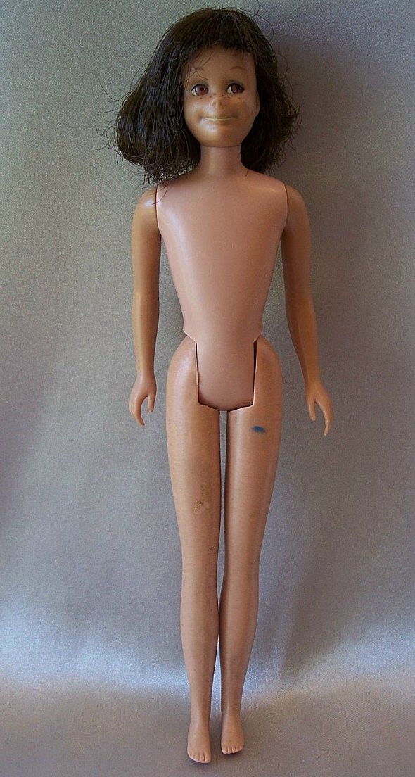 Vintage Brunette Skooter Doll Mattel Vintage Brunette Skooter Doll Mattel