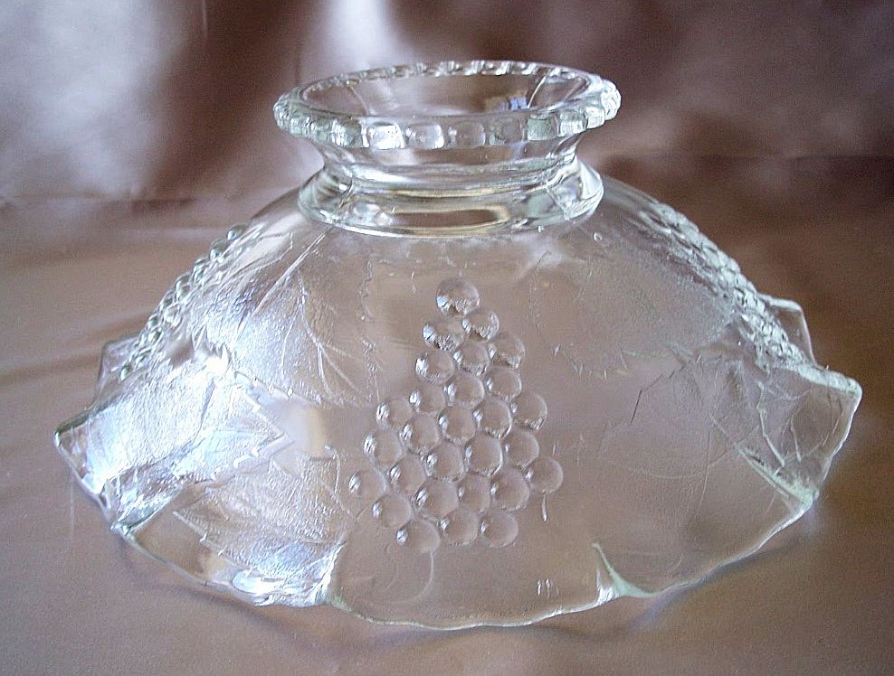 Harvest Grape Crystal Footed Bowl Colony or Indiana Harvest Grape Crystal Footed Bowl Colony or Indiana