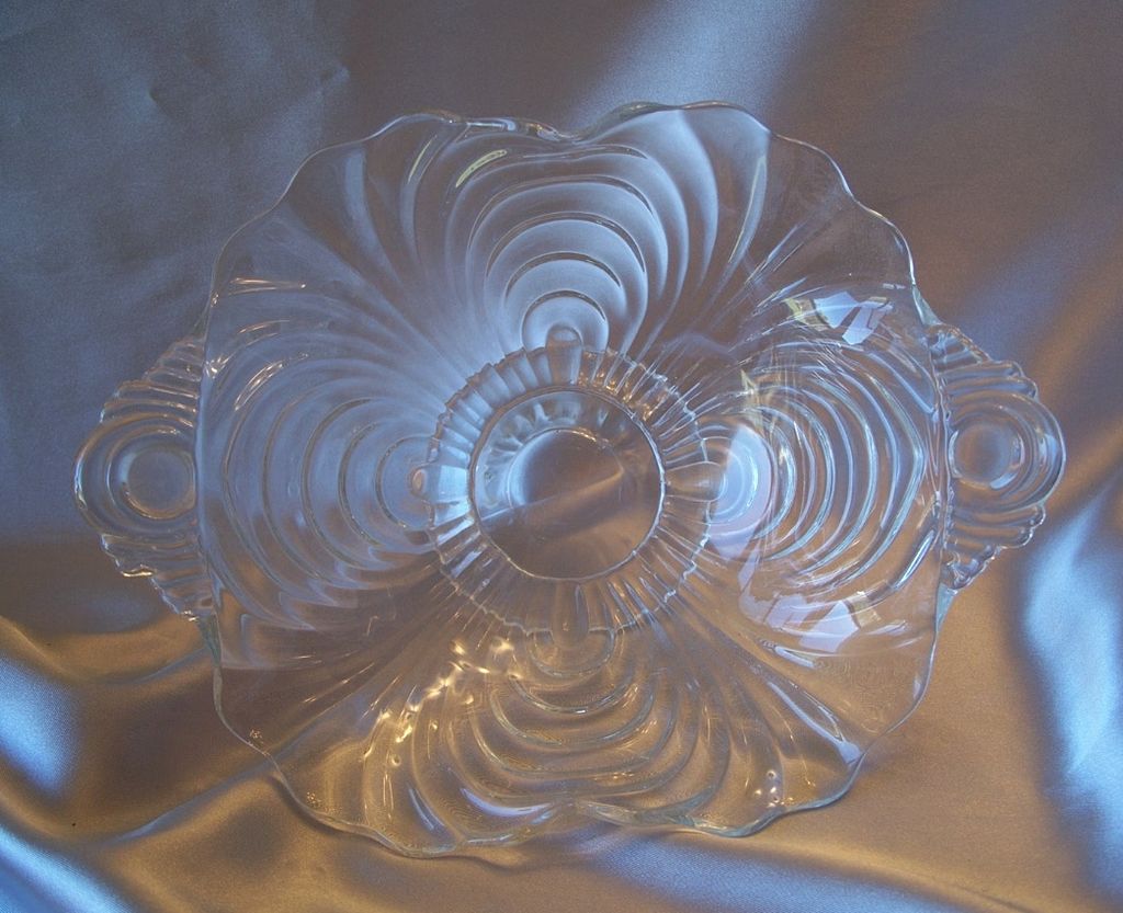 Cambridge Crystal Caprice Footed Bowl Cambridge Crystal Caprice Footed Bowl