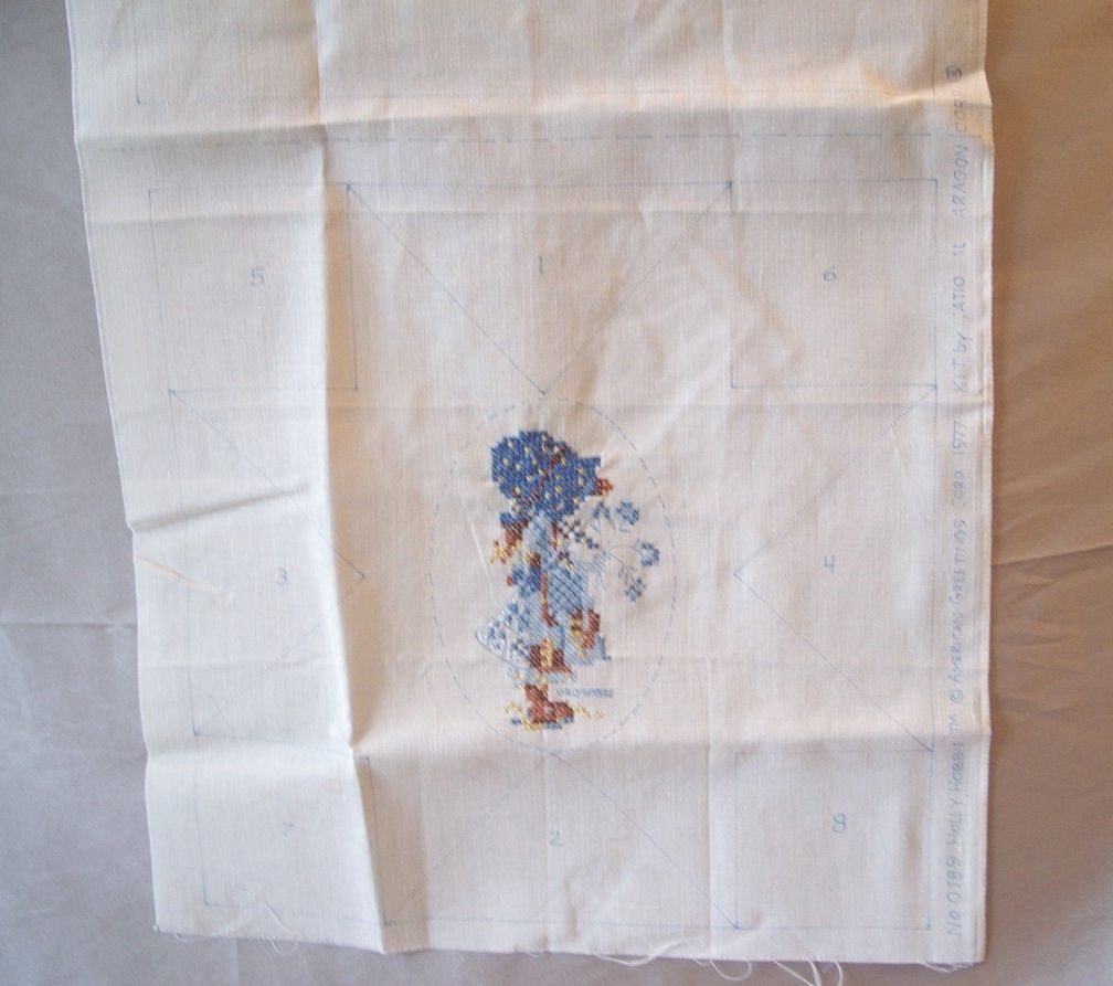 Holly Hobbie Cross Stitch And Applique Pillow Kit from ...