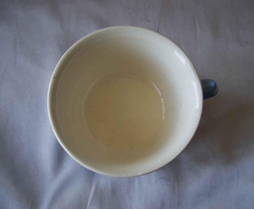 Harker Pottery Cameo Ware Dad Cup Harker Pottery Cameo Ware Dad Cup