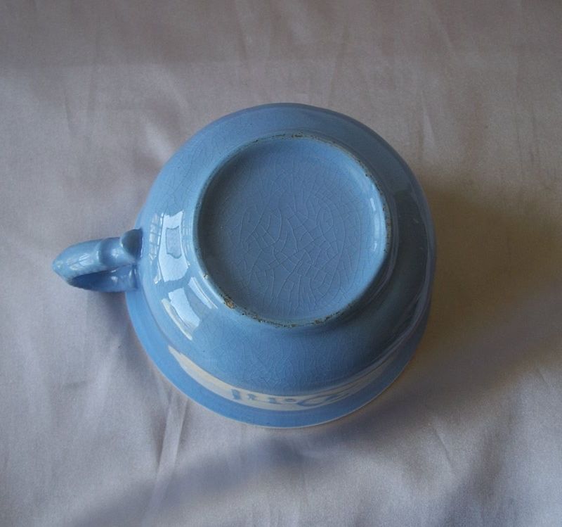 Harker Pottery Cameo Ware Dad Cup Harker Pottery Cameo Ware Dad Cup