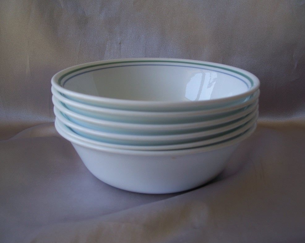 Six Corelle Country Cottage Cereal Bowls from colemanscollectibles on
