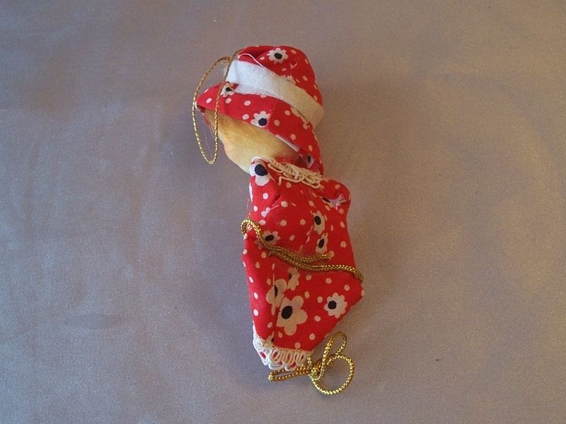 Vintage Little Girl Christmas Ornament Vintage Little Girl Christmas Ornament