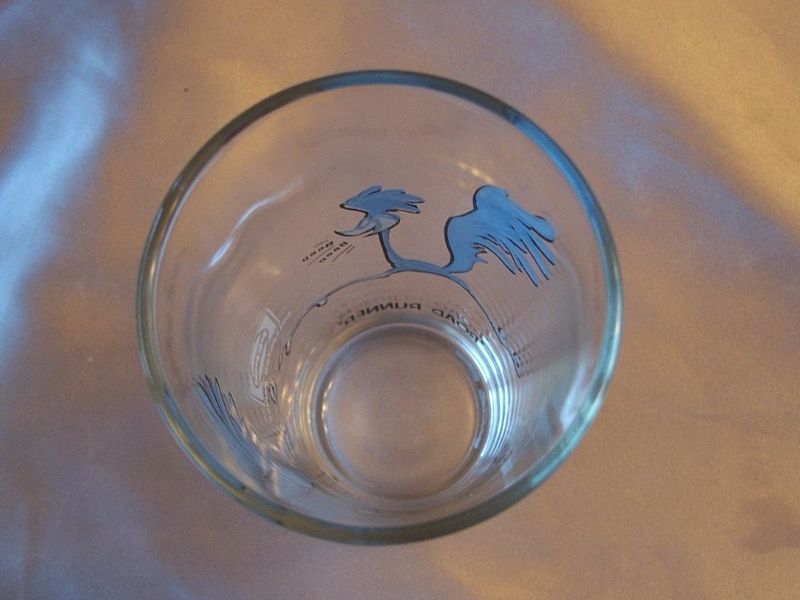 Pepsi Road Runner Character Glass Pepsi Road Runner Character Glass