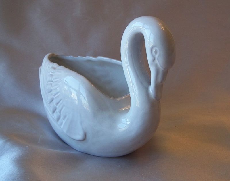 Frankoma Pottery Swan Planter Frankoma Pottery Swan Planter