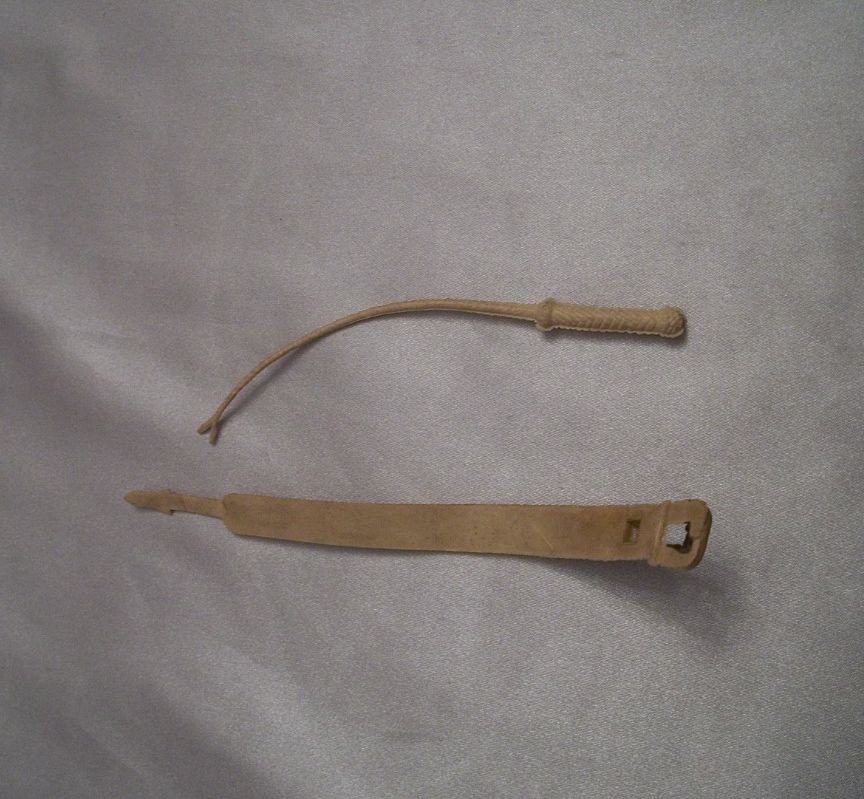 Marx Jane West Plastic Whip and Belt Marx Jane West Plastic Whip and Belt