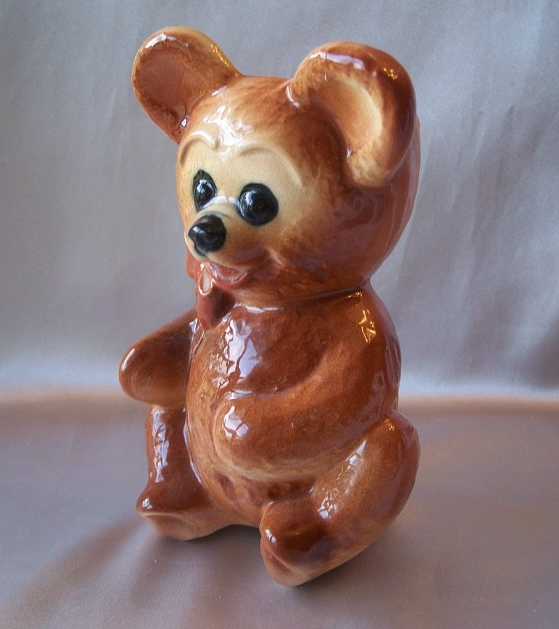 Royal Copley Teddy Bear Planter from colemanscollectibles on Ruby Lane