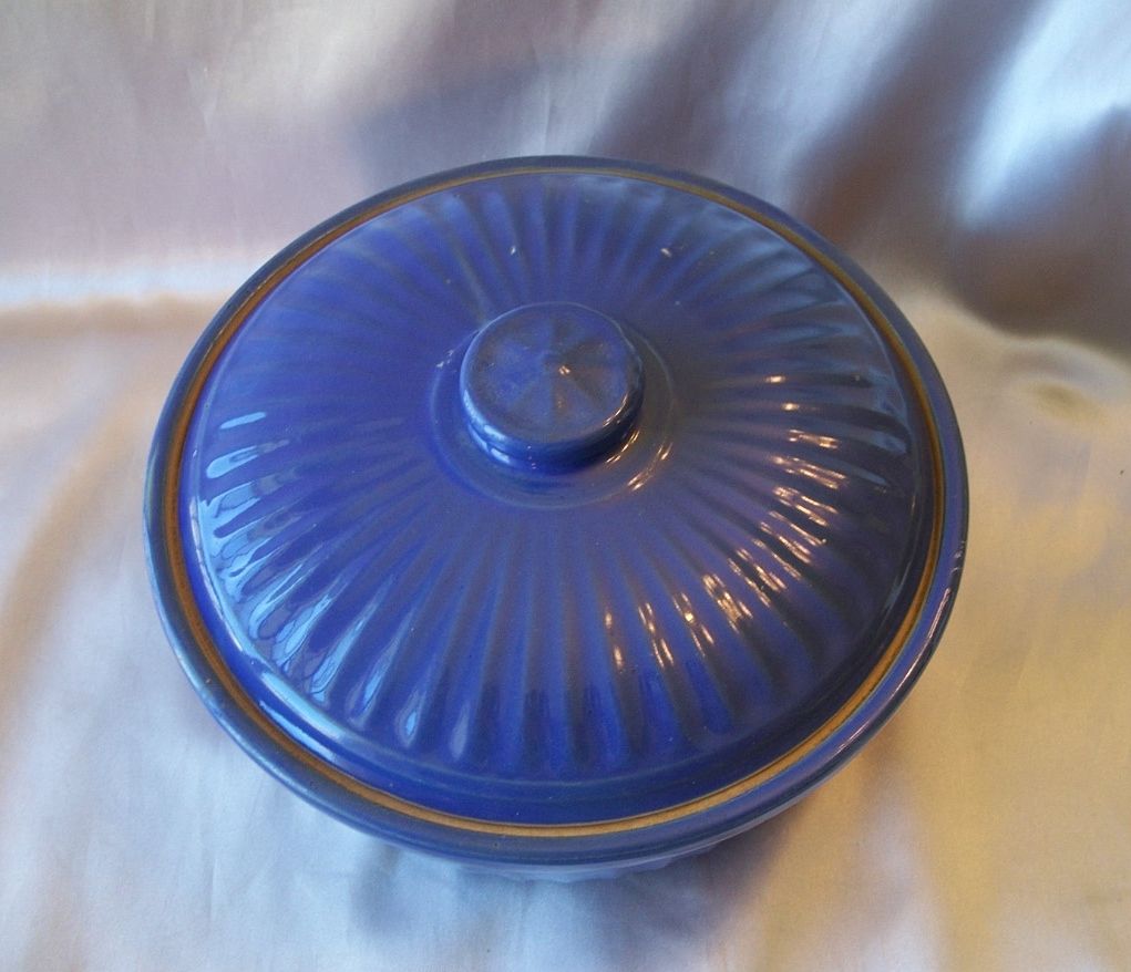 Blue Stoneware Casserole Baking Dish Blue Stoneware Casserole Baking Dish