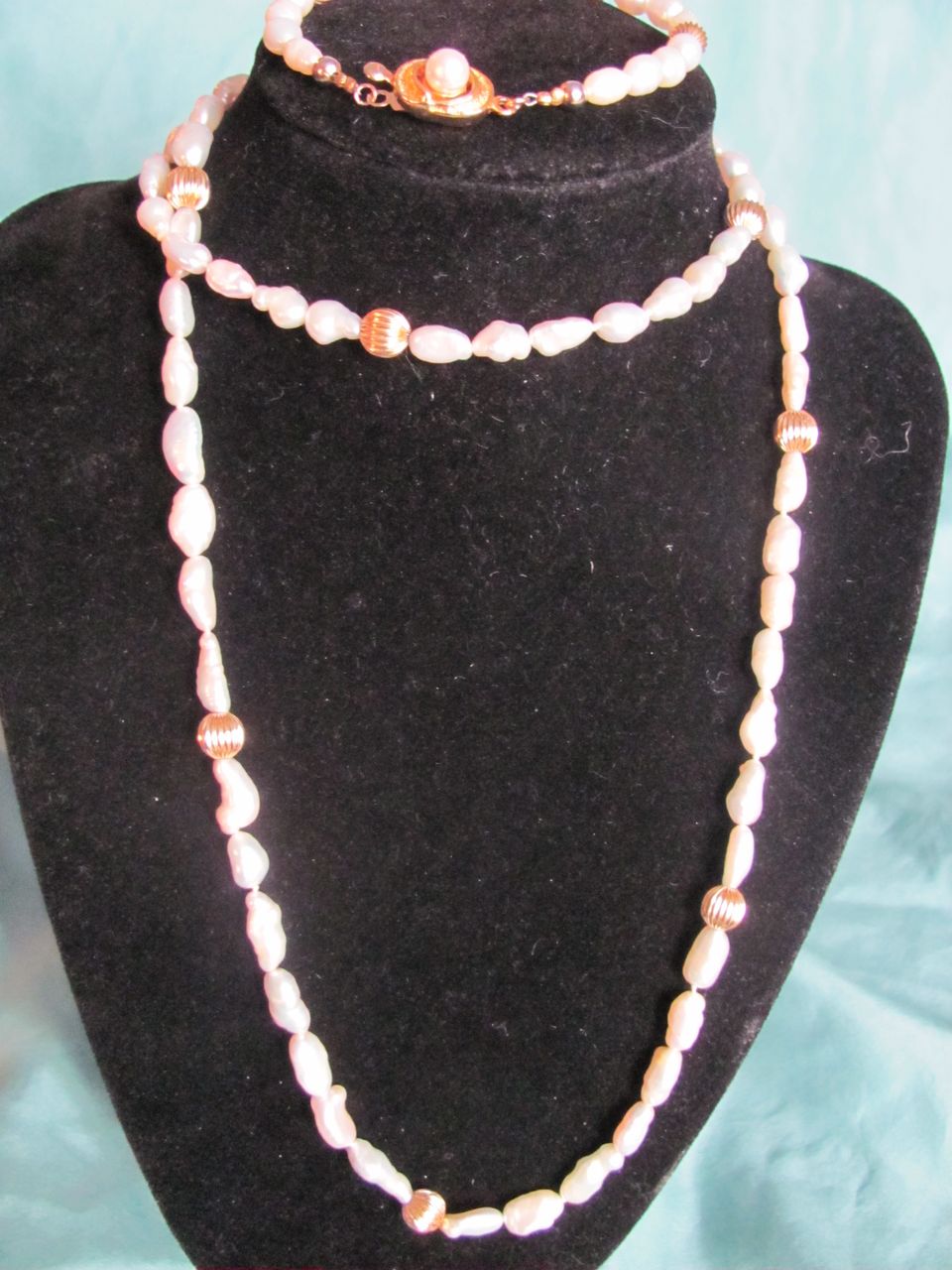Vintage 14k Freshwater Cultured Pearl Demi Parure with Gemological Appraisal Certificate Vintage 14k Freshwater Cultured Pearl Demi Parure with Gemological Appraisal Certificate