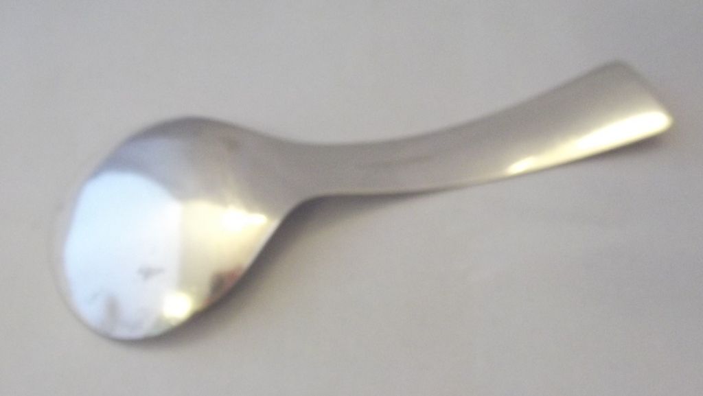 Allan Adler Sterling Silver Tea Caddy Spoon MODERN Allan Adler Sterling Silver Tea Caddy Spoon MODERN