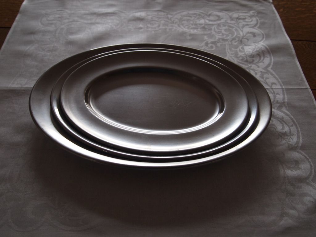 Cultura Stainless Steel Sweden Serve Trays 3 Cultura Stainless Steel Sweden Serve Trays 3