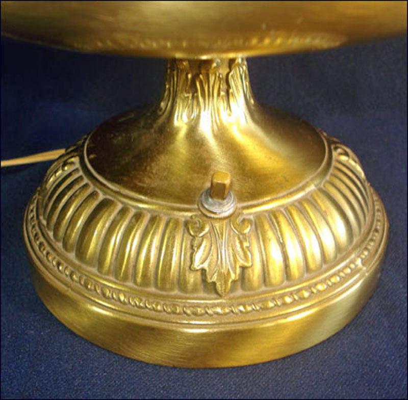 Eames Era Brass Cone Shade Bowl TV or Table Lamp Eames Era Brass Cone Shade Bowl TV or Table Lamp