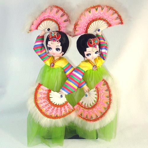 Bradley Twin Big Eyed Korean Fan Dancer Boudoir Dolls Bradley Twin Big Eyed Korean Fan Dancer Boudoir Dolls