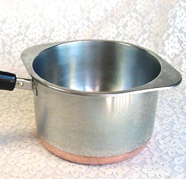 Revere Ware 3 or 4 Quart Deep Double Boiler Insert from coppertonlane