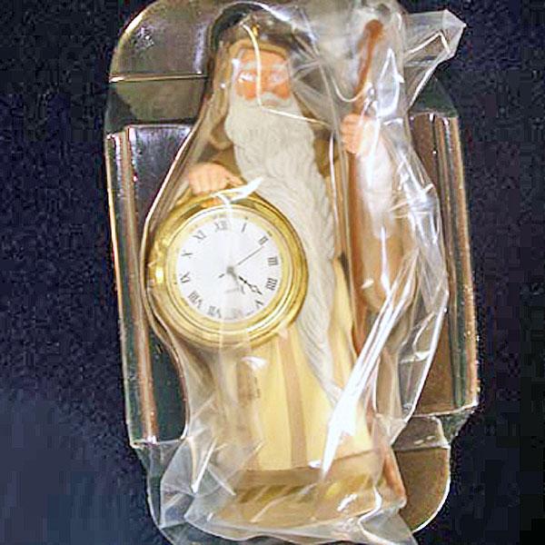 Hallmark 1996 Father Time Timepiece Clock Christmas Ornament MIB Hallmark 1996 Father Time Timepiece Clock Christmas Ornament MIB