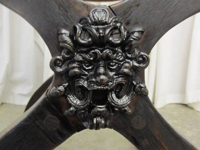 Antique 1800's Chair from Mexico Sling Seat Empire Style Great Pattern Chair SEE Antique 1800's Chair from Mexico Sling Seat Empire Style Great Pattern Chair SEE