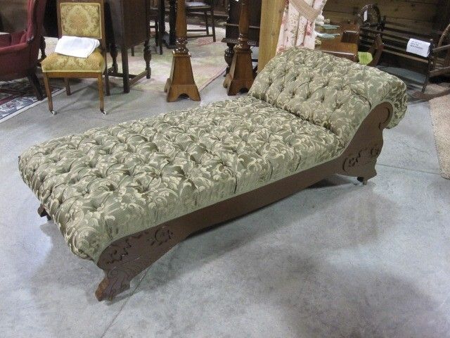 Antique Early 1900's Fainting Couch or Chaise Lounger Fresh Upholstery Beautiful Antique Early 1900's Fainting Couch or Chaise Lounger Fresh Upholstery Beautiful