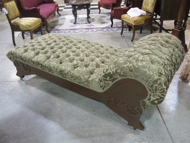 Antique Early 1900's Fainting Couch or Chaise Lounger Fresh Upholstery Beautiful Antique Early 1900's Fainting Couch or Chaise Lounger Fresh Upholstery Beautiful