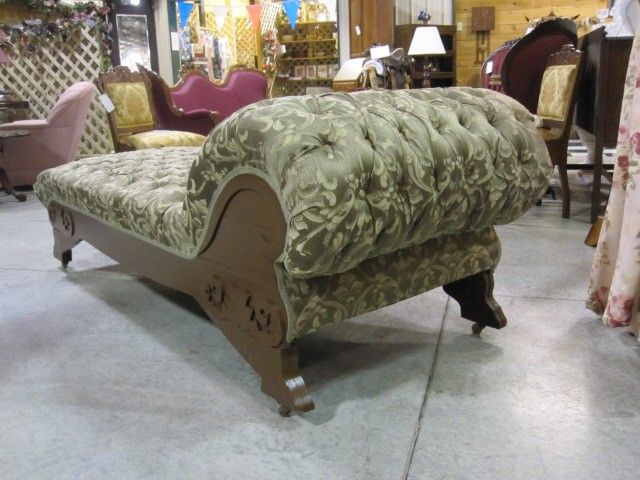 Antique Early 1900's Fainting Couch or Chaise Lounger Fresh Upholstery Beautiful Antique Early 1900's Fainting Couch or Chaise Lounger Fresh Upholstery Beautiful