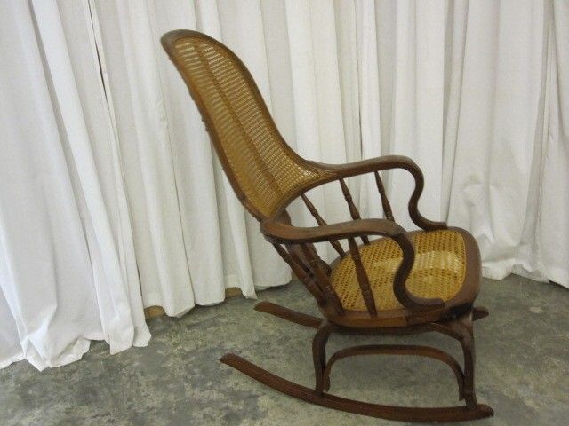 Antique 1800's Cane Rocker Eastlake Style w Bentwood Original Cond Extra Nice! Antique 1800's Cane Rocker Eastlake Style w Bentwood Original Cond Extra Nice!