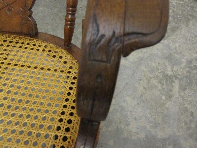 Antique 1800's Cane Rocker Eastlake Style w Bentwood Original Cond Extra Nice! Antique 1800's Cane Rocker Eastlake Style w Bentwood Original Cond Extra Nice!